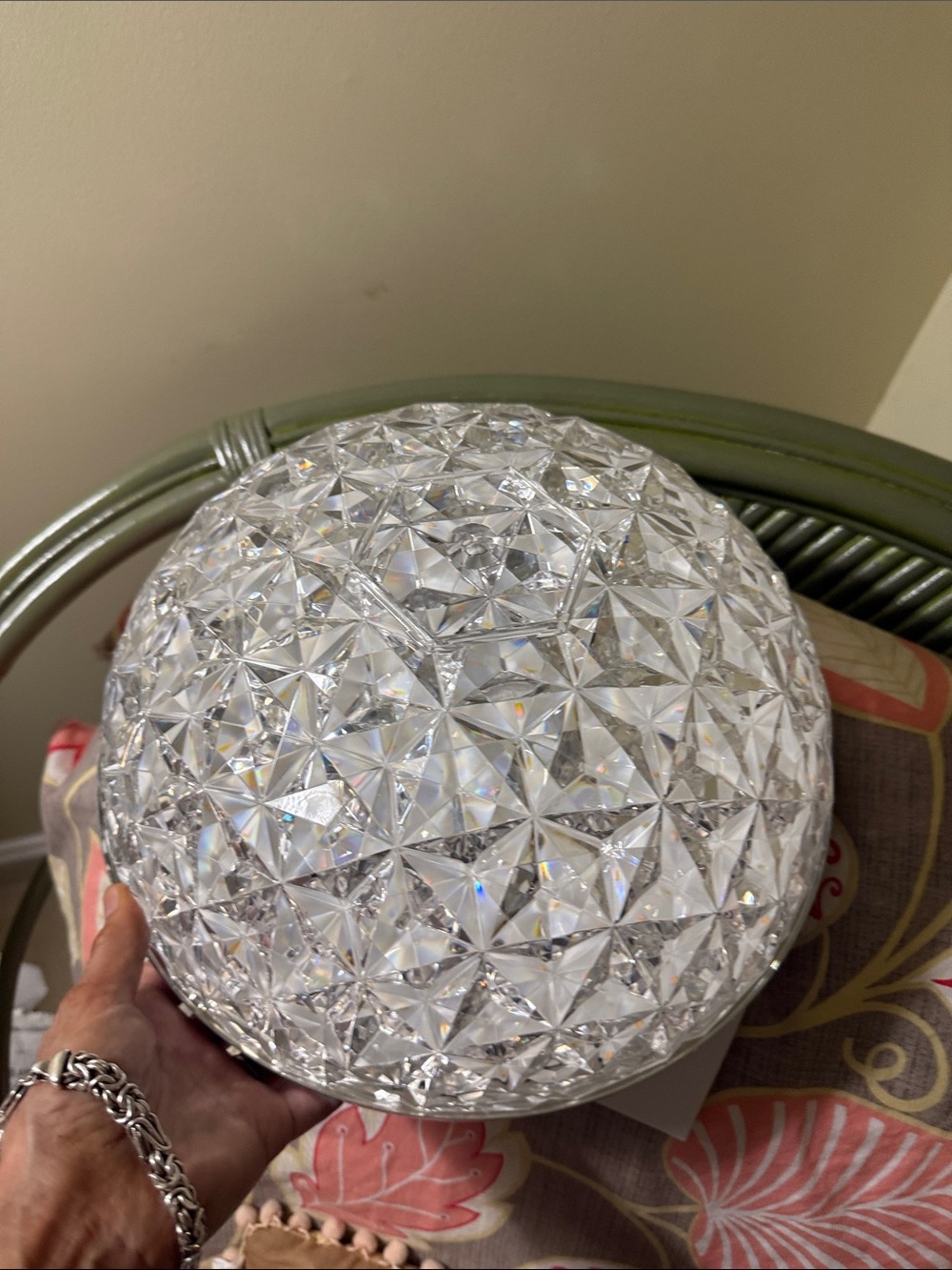 12” crystal lighting (faux crystal) and all hardware NWW